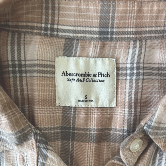 Abercrombie and Fitch Soft 90’s Cropped Flannel Soft A&F Collection - Picture 5 of 5